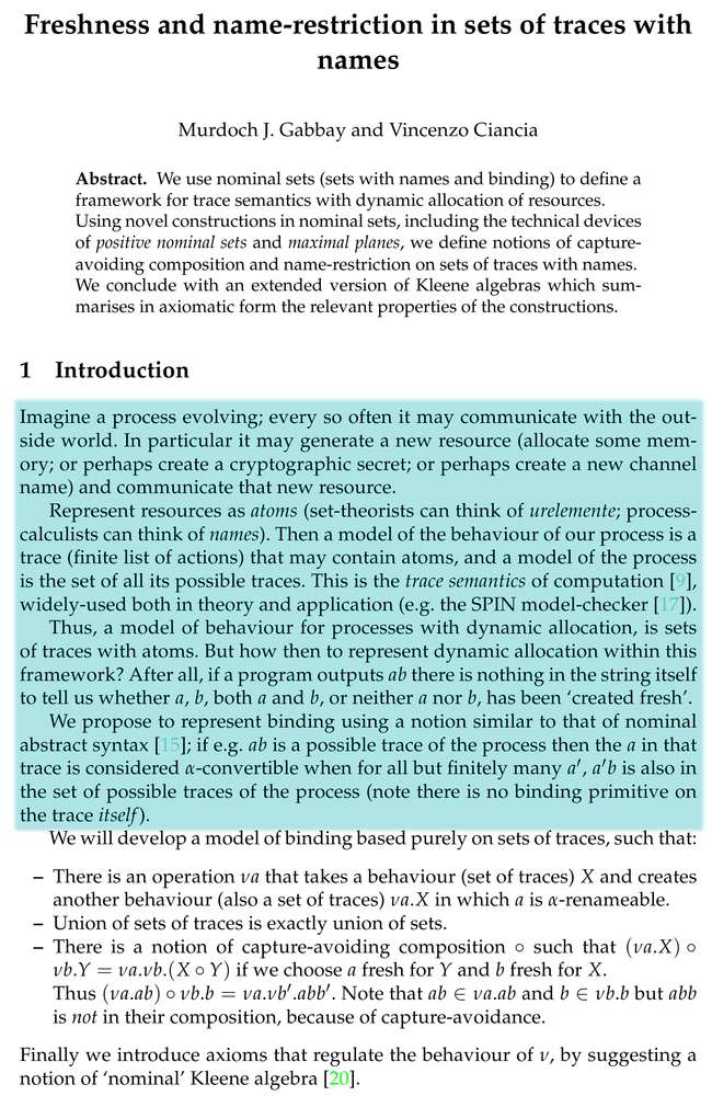 example of academic writing text
